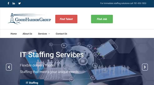 office and staffing company websites boston, ma