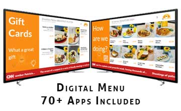 digital signage & menu boards for restaurants