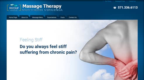 websites for massage company boston, ma
