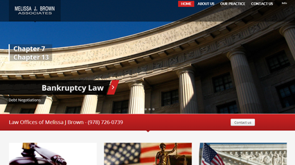 attorney insurance company website design seo