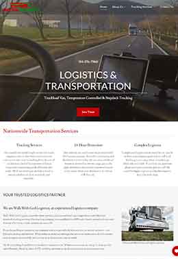 Website Builder for moving companies and logistics