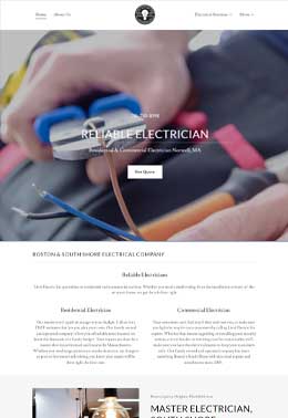 Website Builder for electrical contractor