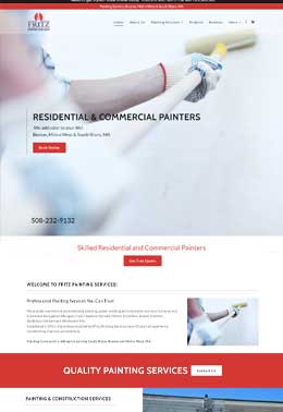Website Builder for painting services and contractors