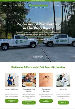 Website Builder for pest control companies