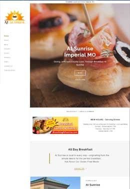 Website Builder for restaurants and cafes